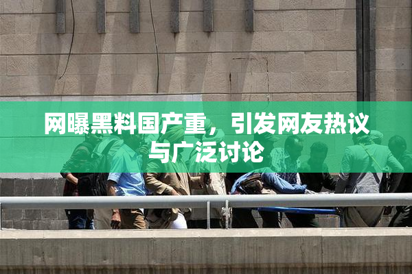 网曝黑料国产重，引发网友热议与广泛讨论