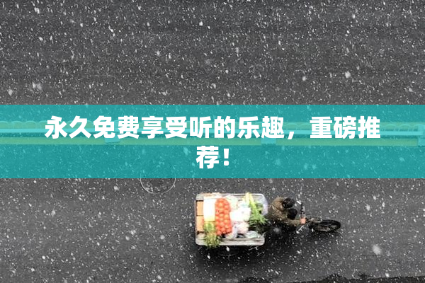 永久免费享受听的乐趣，重磅推荐！