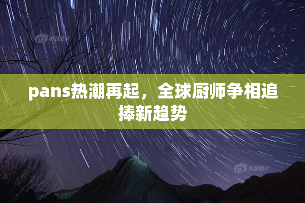 pans热潮再起，全球厨师争相追捧新趋势