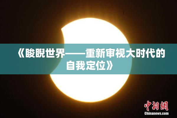 《睃睨世界——重新审视大时代的自我定位》
