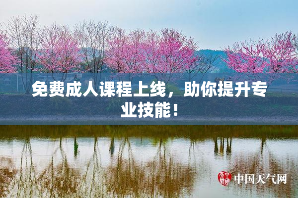 免费成人课程上线，助你提升专业技能！