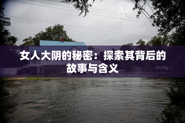 女人大阴的秘密：探索其背后的故事与含义