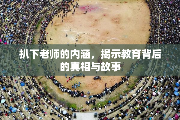 扒下老师的内涵，揭示教育背后的真相与故事