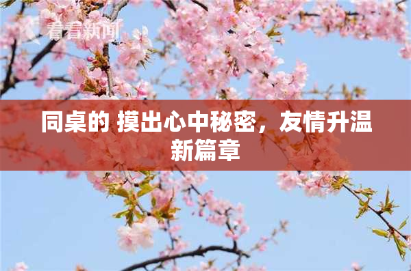 同桌的 摸出心中秘密，友情升温新篇章