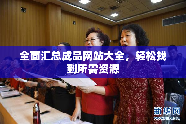 全面汇总成品网站大全，轻松找到所需资源