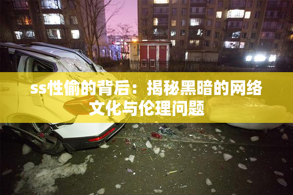 ss性偷的背后：揭秘黑暗的网络文化与伦理问题