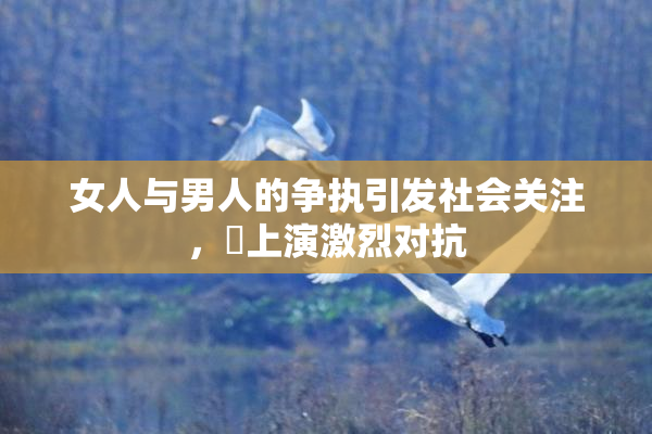 女人与男人的争执引发社会关注，亅上演激烈对抗