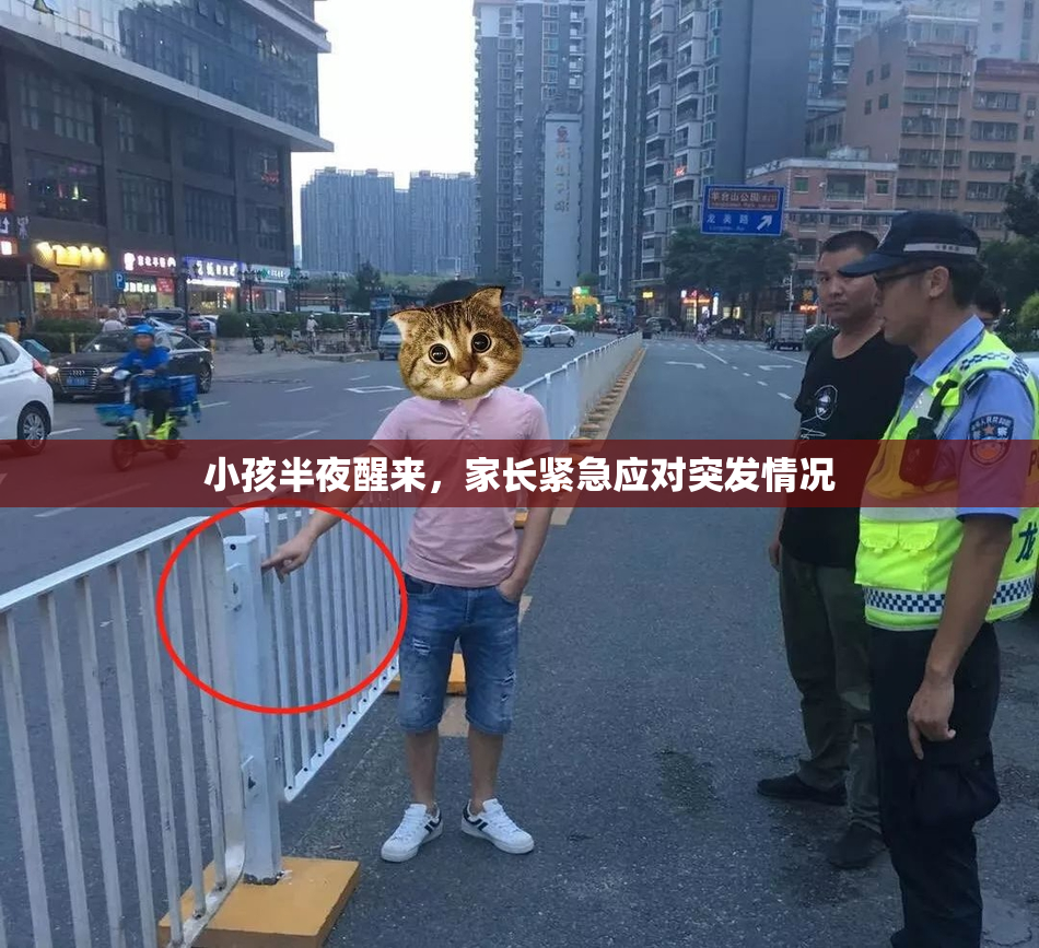 小孩半夜醒来，家长紧急应对突发情况