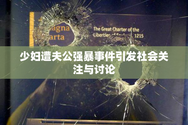 少妇遭夫公强暴事件引发社会关注与讨论
