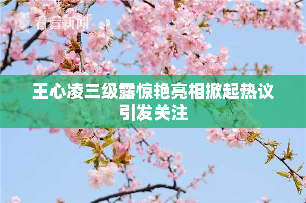王心凌三级露惊艳亮相掀起热议引发关注