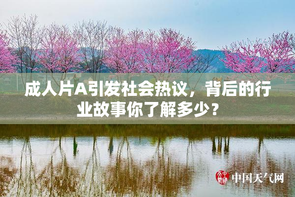 成人片A引发社会热议，背后的行业故事你了解多少？