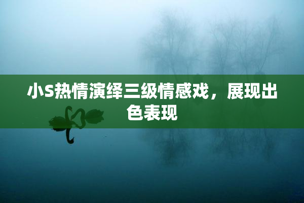 小S热情演绎三级情感戏，展现出色表现