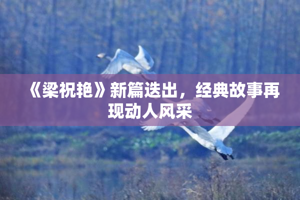 《梁祝艳》新篇迭出，经典故事再现动人风采