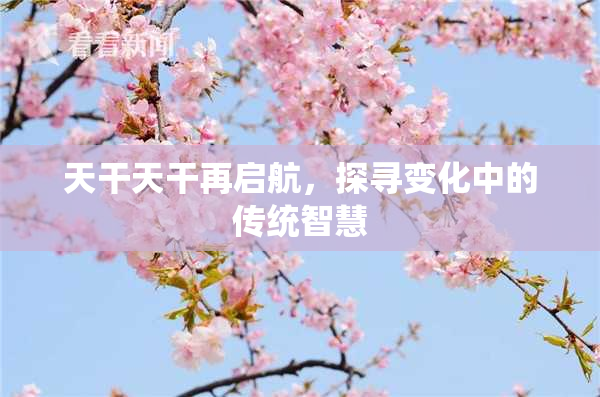 天干天干再启航，探寻变化中的传统智慧