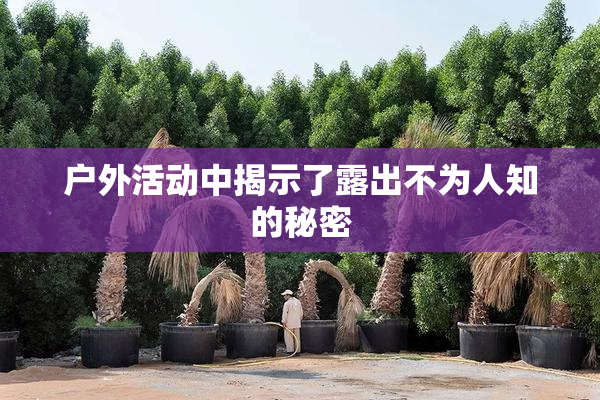 户外活动中揭示了露出不为人知的秘密
