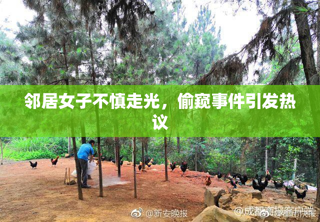 邻居女子不慎走光，偷窥事件引发热议