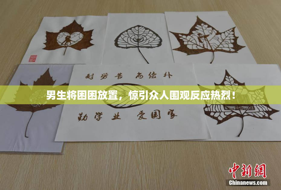 男生将困困放置，惊引众人围观反应热烈！