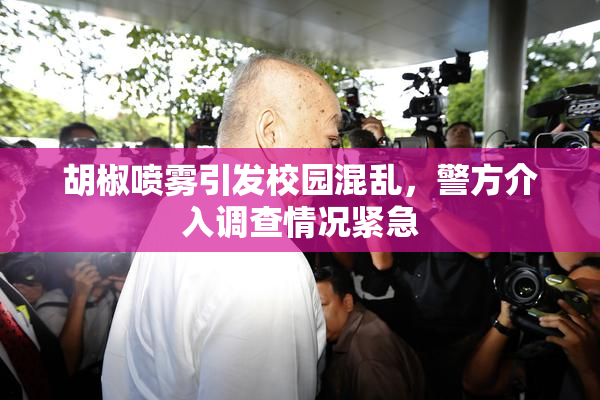 胡椒喷雾引发校园混乱，警方介入调查情况紧急