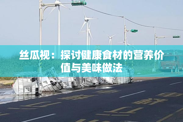 丝瓜视：探讨健康食材的营养价值与美味做法