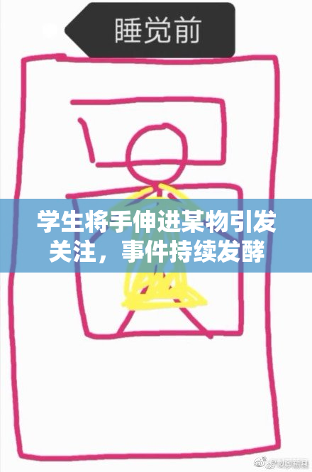 学生将手伸进某物引发关注，事件持续发酵