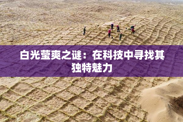 白光莹爽之谜：在科技中寻找其独特魅力