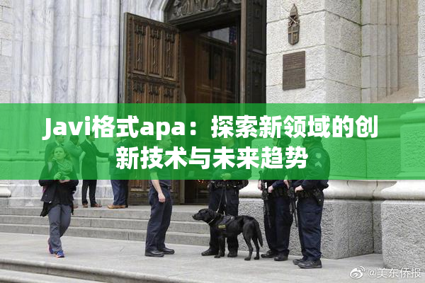 Javi格式apa：探索新领域的创新技术与未来趋势