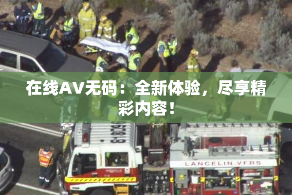 在线AV无码：全新体验，尽享精彩内容！