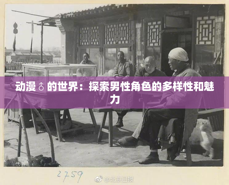 动漫♂的世界：探索男性角色的多样性和魅力