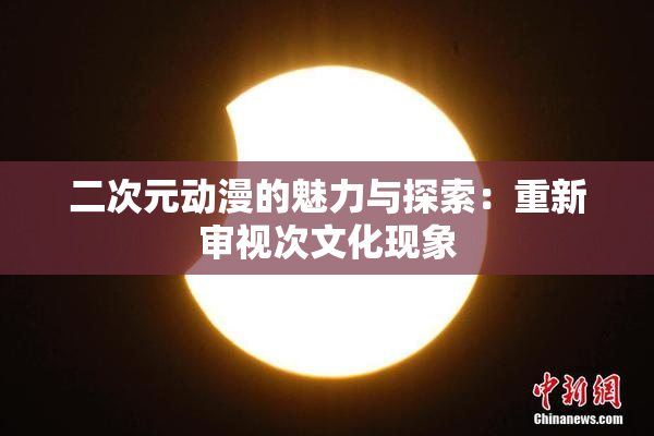 二次元动漫的魅力与探索：重新审视次文化现象