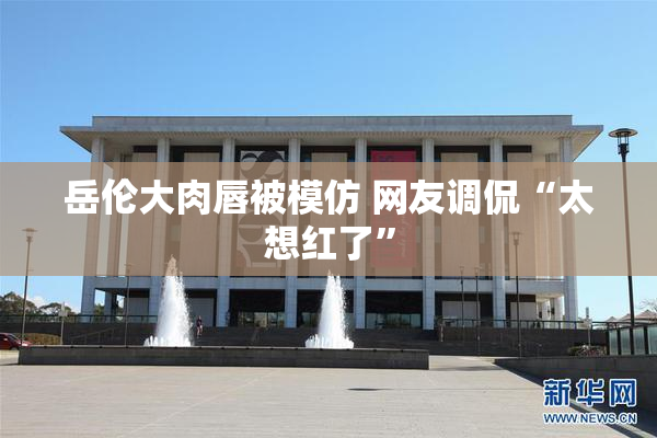 岳伦大肉唇被模仿 网友调侃“太想红了”