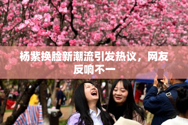 杨紫换脸新潮流引发热议，网友反响不一
