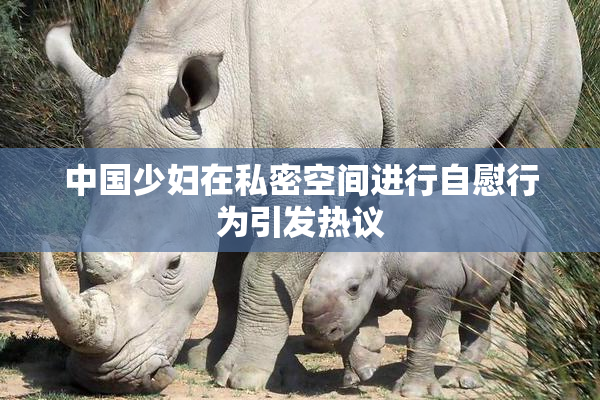 中国少妇在私密空间进行自慰行为引发热议