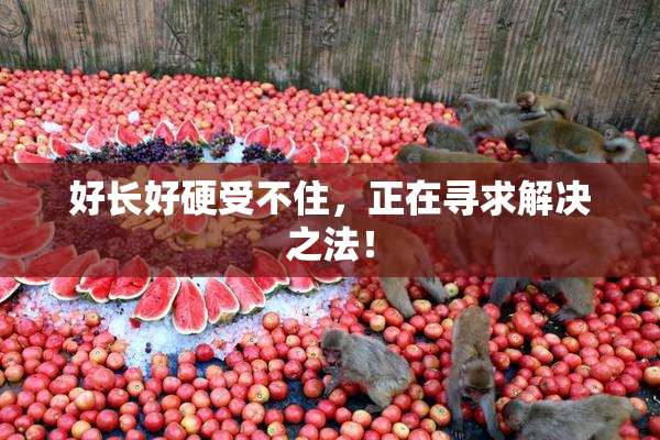 好长好硬受不住，正在寻求解决之法！