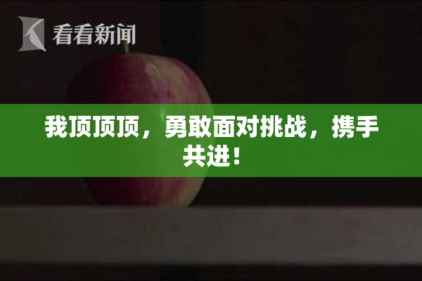 我顶顶顶，勇敢面对挑战，携手共进！