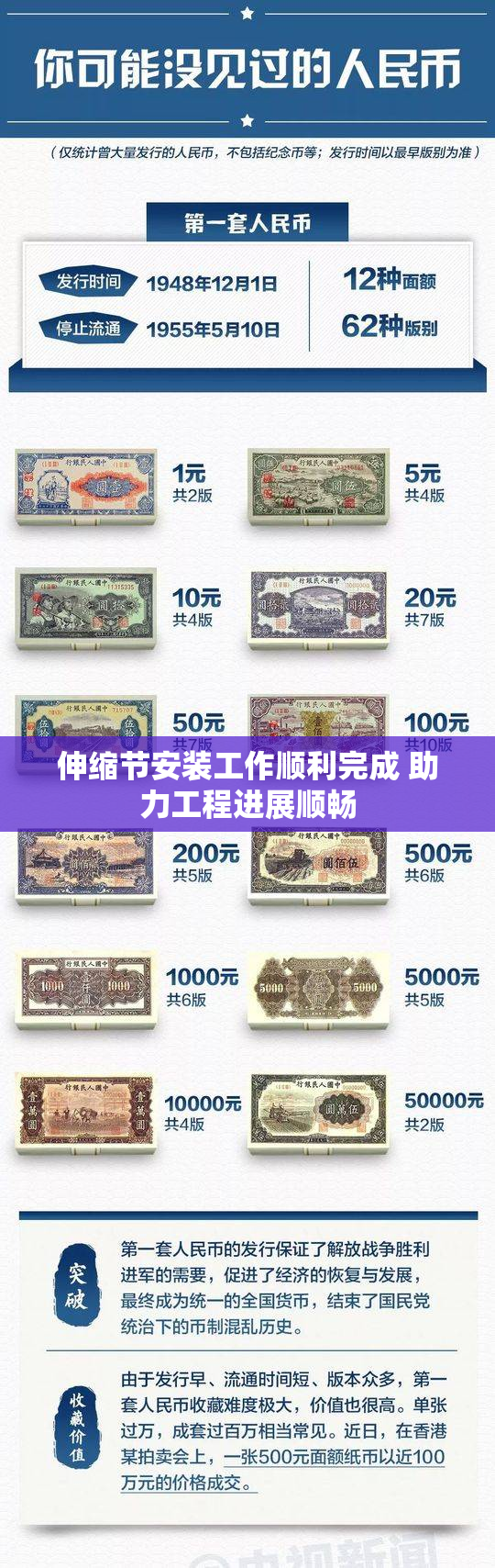 伸缩节安装工作顺利完成 助力工程进展顺畅