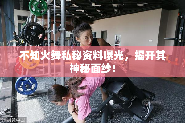 不知火舞私秘资料曝光，揭开其神秘面纱！