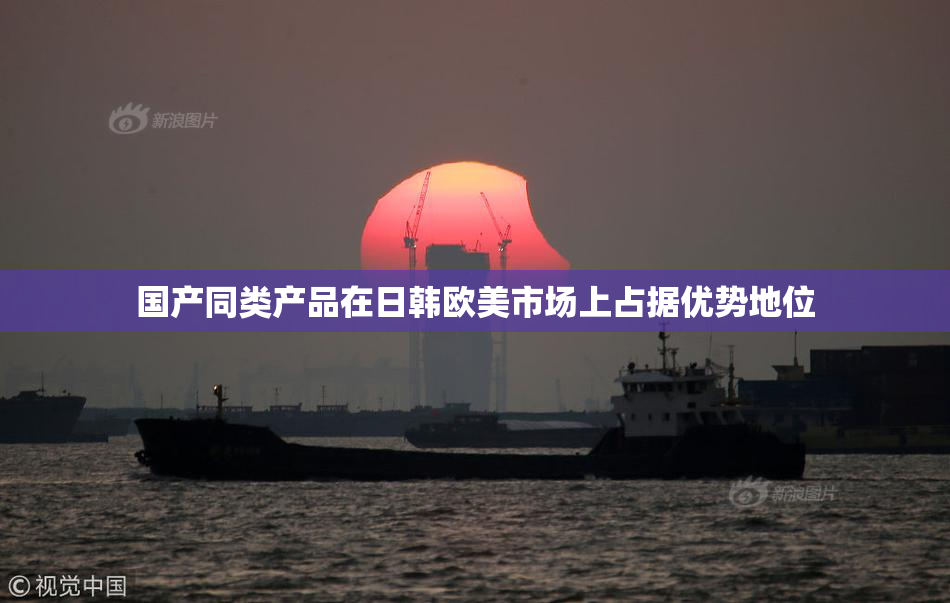 国产同类产品在日韩欧美市场上占据优势地位
