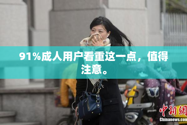 91%成人用户看重这一点，值得注意。