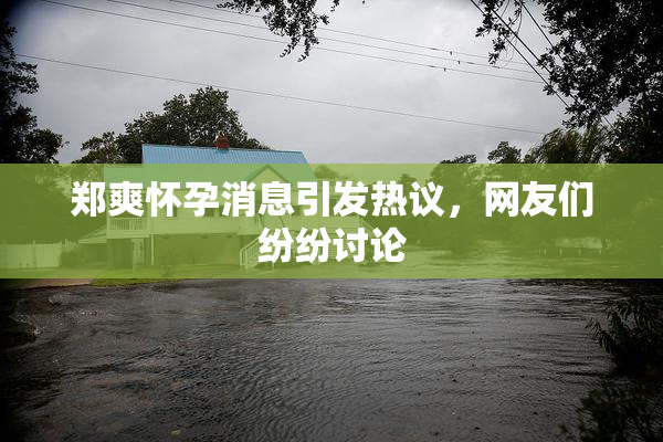 郑爽怀孕消息引发热议，网友们纷纷讨论