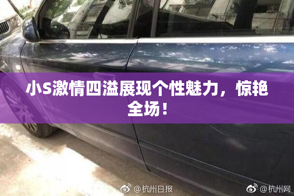 小S激情四溢展现个性魅力，惊艳全场！