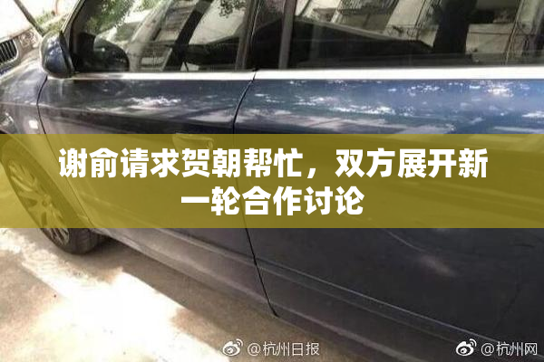 谢俞请求贺朝帮忙，双方展开新一轮合作讨论