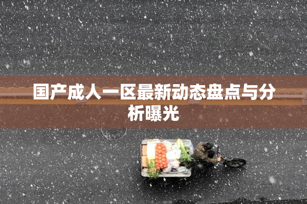 国产成人一区最新动态盘点与分析曝光