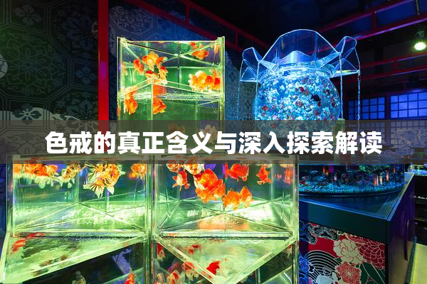 色戒的真正含义与深入探索解读