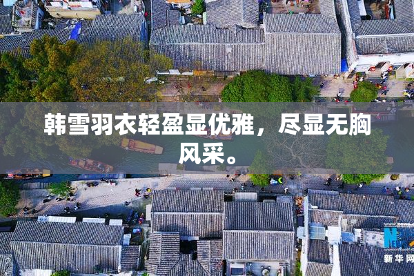 韩雪羽衣轻盈显优雅，尽显无胸风采。
