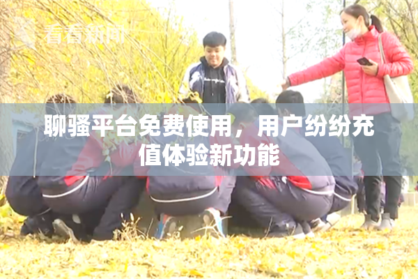 聊骚平台免费使用，用户纷纷充值体验新功能