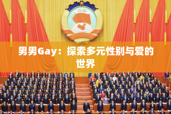 男男Gay：探索多元性别与爱的世界