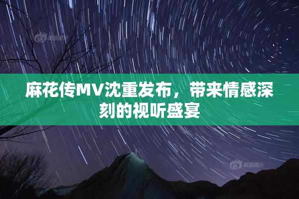 麻花传MV沈重发布，带来情感深刻的视听盛宴