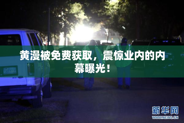 黄漫被免费获取，震惊业内的内幕曝光！