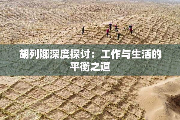 胡列娜深度探讨：工作与生活的平衡之道