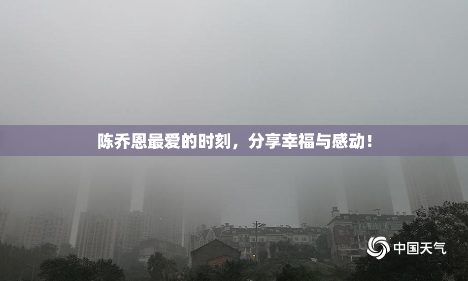 陈乔恩最爱的时刻，分享幸福与感动！